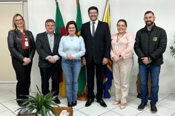 Prefeita de Soledade recebe visita institucional do presidente do TRT4