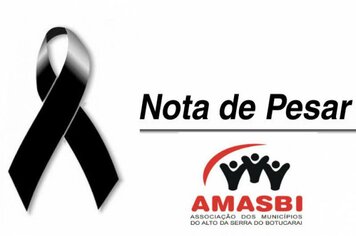 AMASBI emite nota de pesar pela morte de Nilton Guterres dos Santos