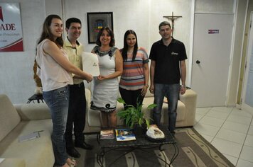 Prefeito Cattaneo recebe visita da reitora da UERGS