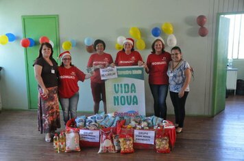 Grupo Vida Nova do Promuati faz doações ao Hospital de Caridade Frei Clemente