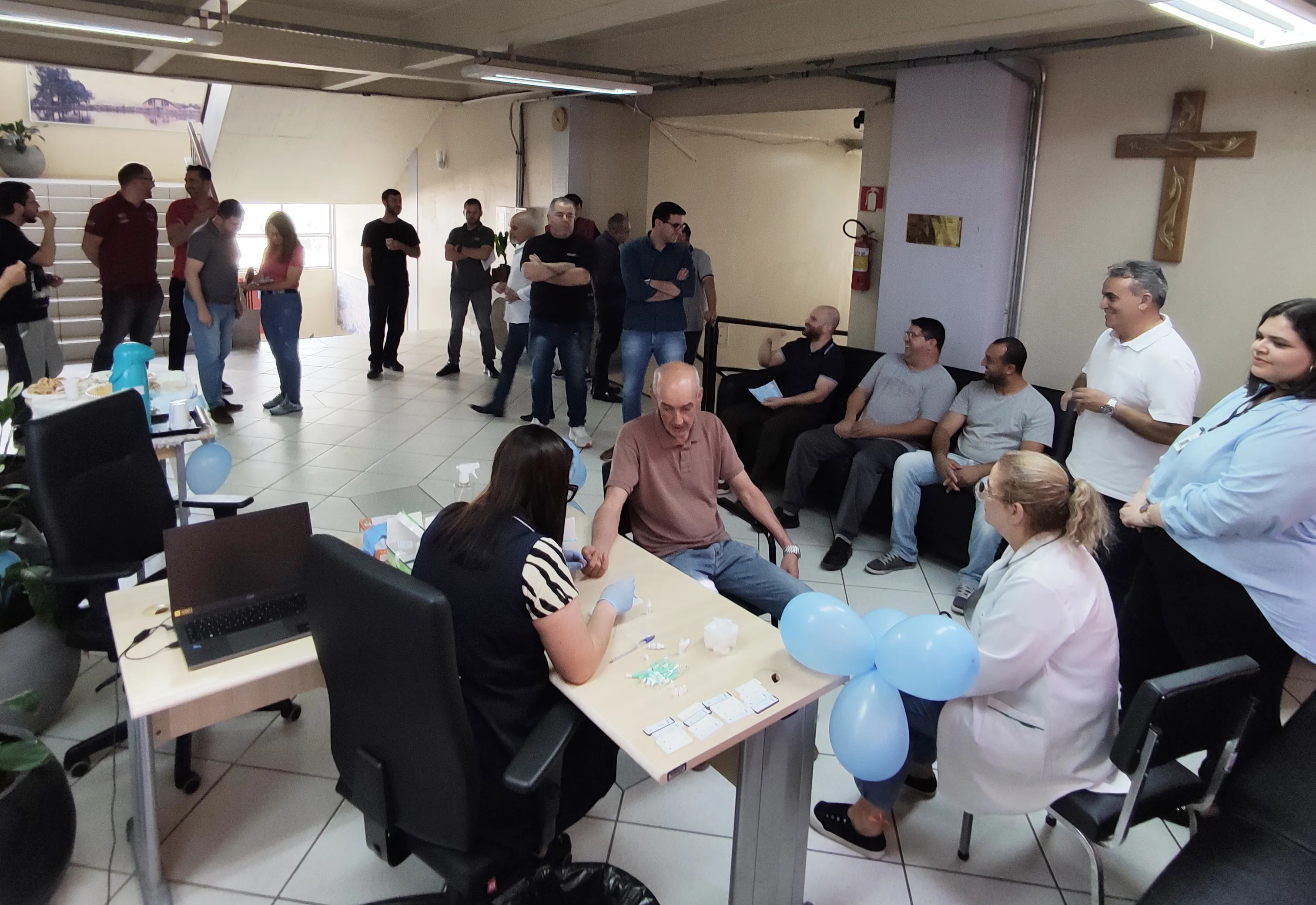 AÇÃO DO NOVEMBRO AZUL REFORÇA CUIDADO COM A SAÚDE DOS SERVIDORES MUNICIPAIS