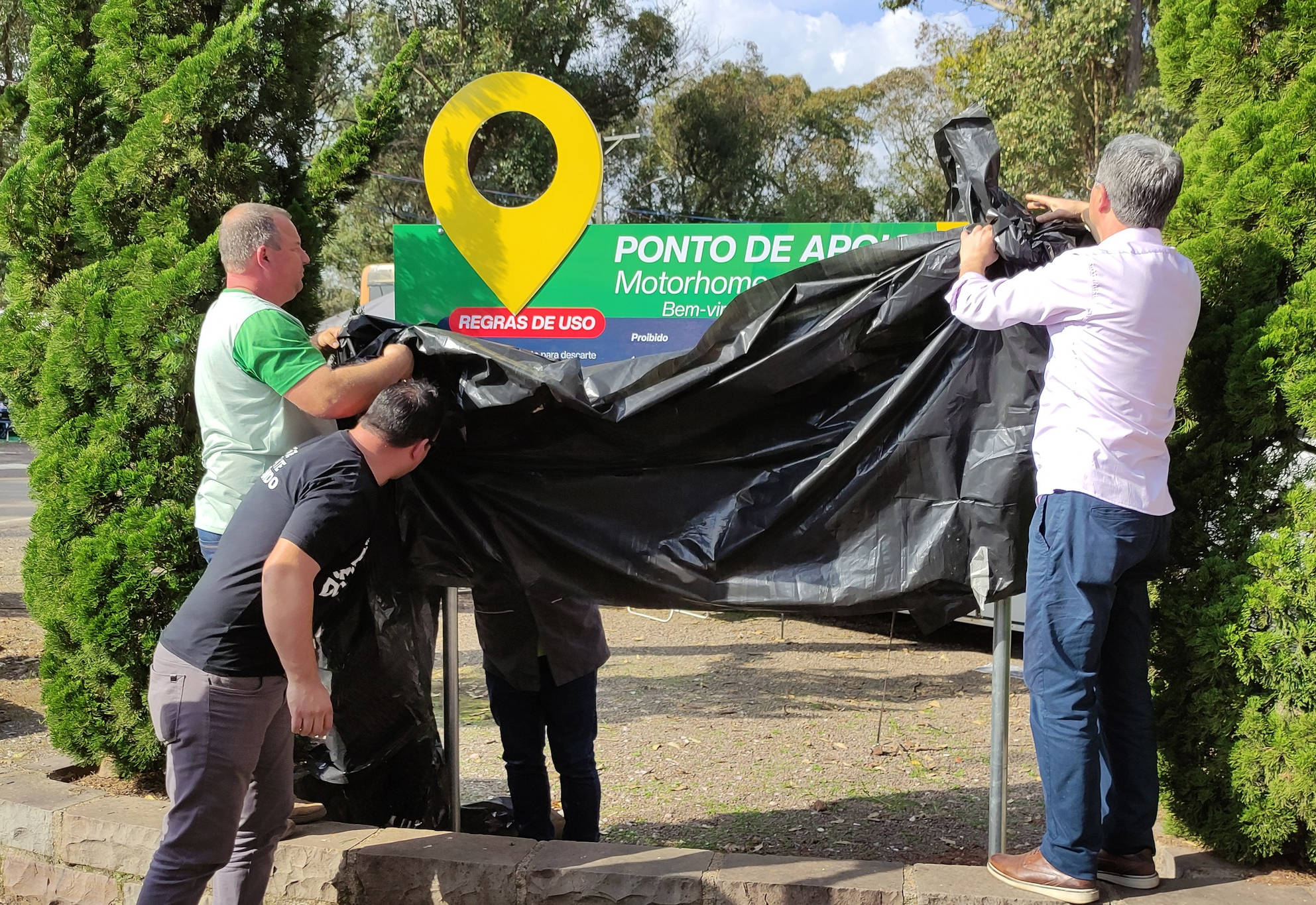 INAUGURADO PONTO DE APOIO A MOTORHOMES E TRAILERS EM SOLEDADE