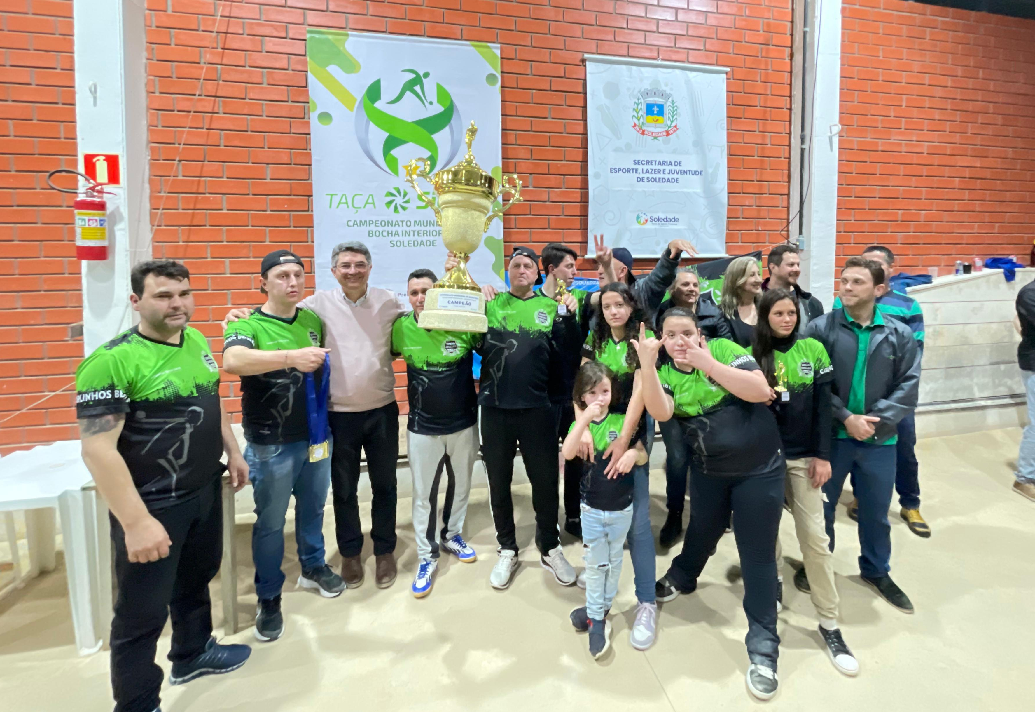 BEUREN UNIÃO OPERÁRIA A É CAMPEÃ DA COPA INTEGRAÇÃO DE BOCHA CIDADE/INTERIOR