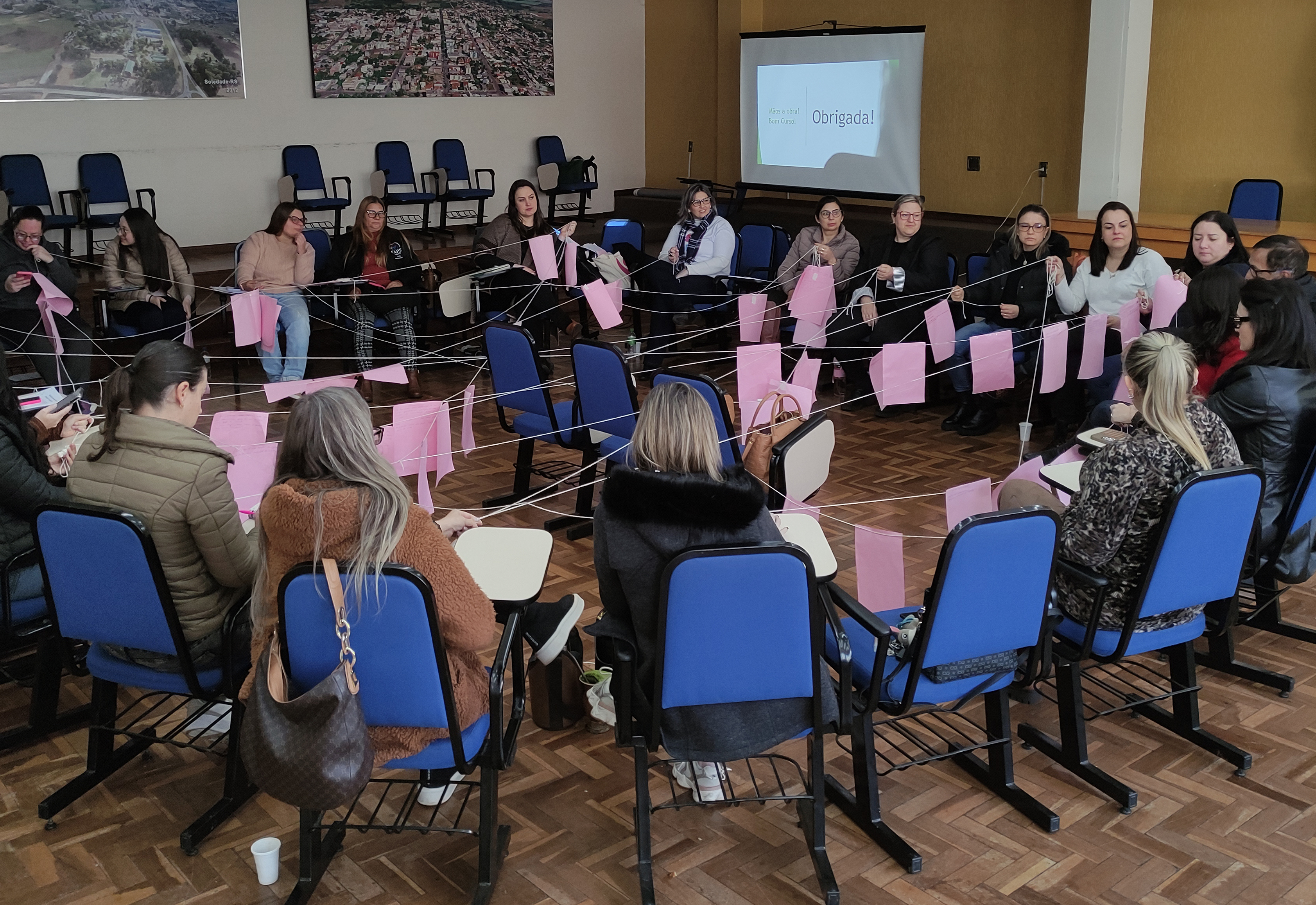 PROFISSIONAIS DA SAÚDE DE SOLEDADE PARTICIPAM DE AULA PRESENCIAL DO CURSO “NÓS NA REDE”