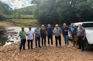 ESTUDO PARA CONSTRUÇÃO DE PONTE SOBRE O RIO PORONGOS É DISCUTO ENTRE MUNICÍPIOS DA REGIÃO