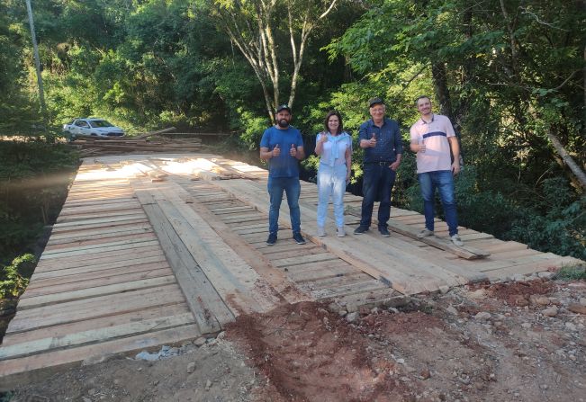 Ponte do Mato Alto é reconstruída e trânsito de veículos já será liberado